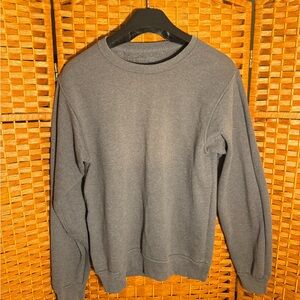 Fruit of the Loom Men's Charcoal Crewneck Sweater